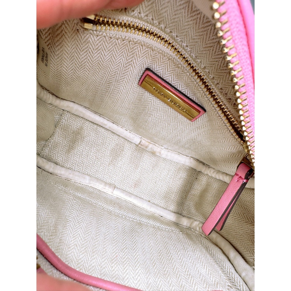 Tory Burch Pink Quilted Crossbody Bag - Picture 6 of 8